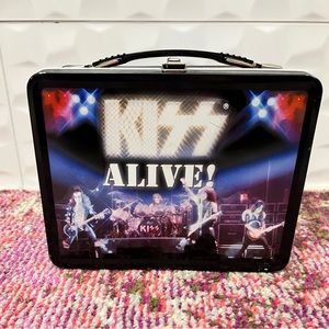 KISS Alive Metal Lunchbox and Thermos Set